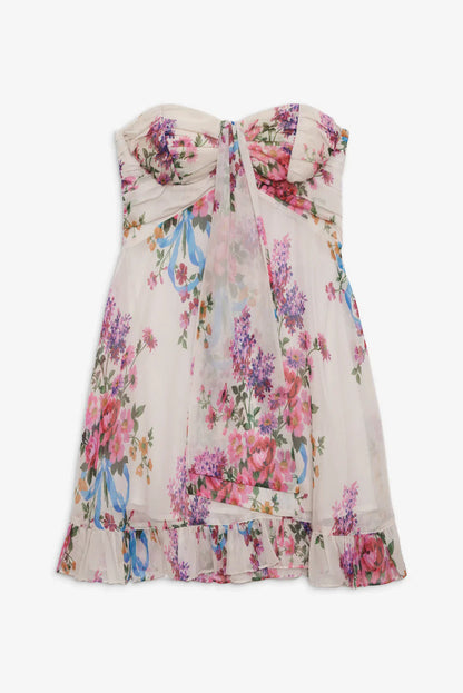 Robe maxi bohème florale fluide