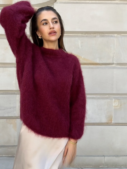 Pull en maille Mohair doux et confortable