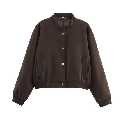 Veste aviateur de rue d'automne pour femmes