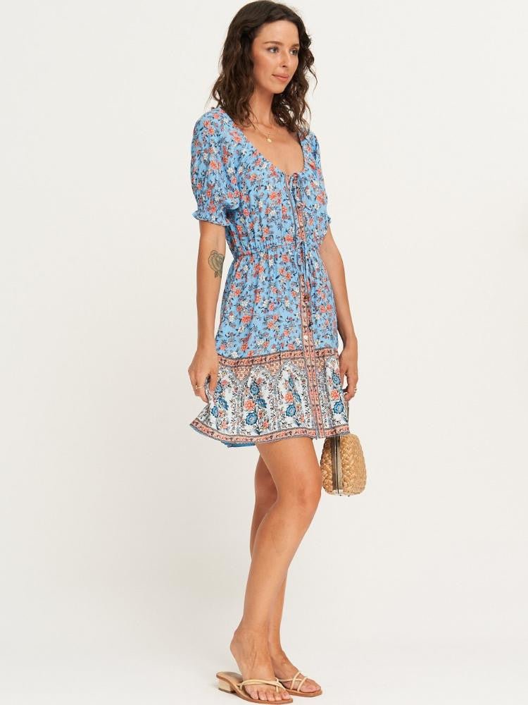 Pauline Laurent® | robe de paysan avec laçage