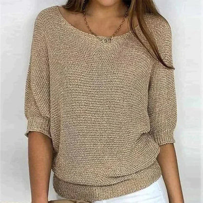Pull-over en maille chic et confortable pour un style décontracté
