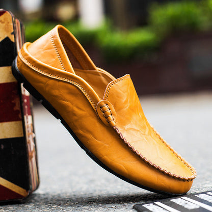 Mocassins en cuir classique pour hommes et femmes