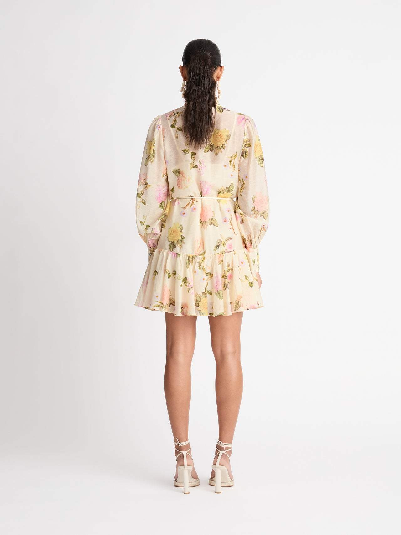 Pauline Laurent® |Mini robe chemise Jaidy avec dentelle
