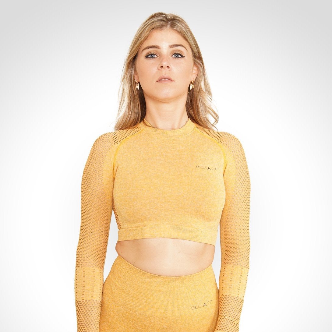Andrea - Lange Mouw Crop Top