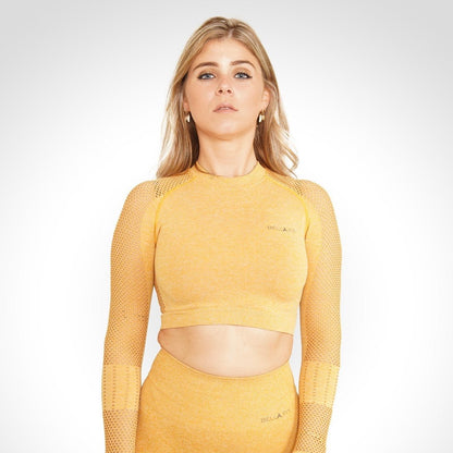 Andrea - Lange Mouw Crop Top