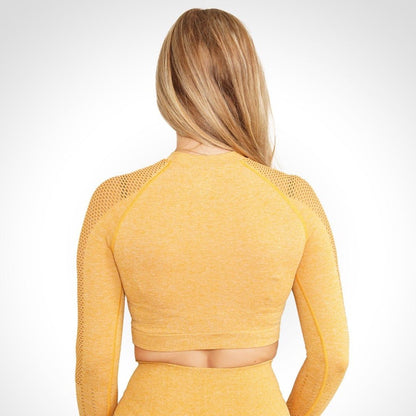 Andrea - Lange Mouw Crop Top