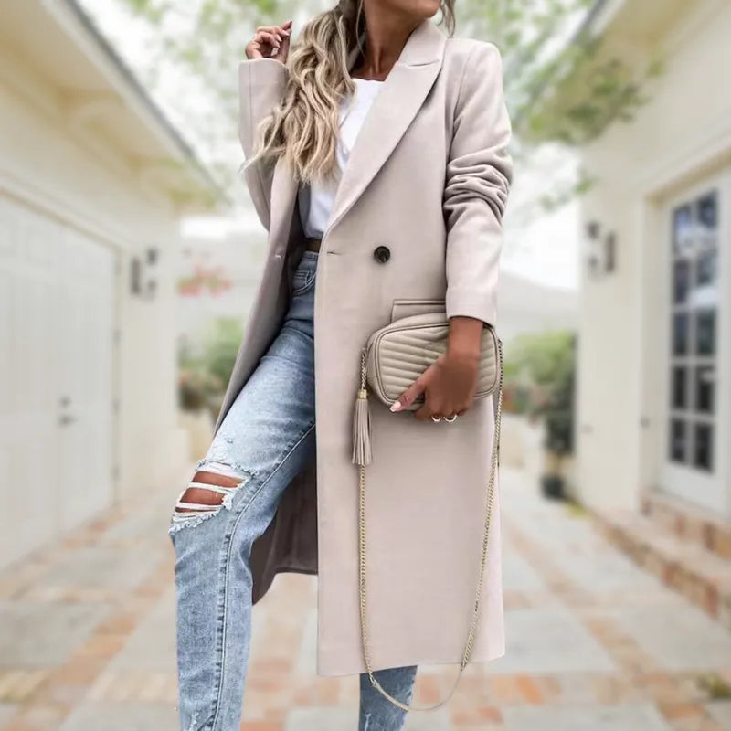 Isabelle Moreau | Manteau long élégant et stylé