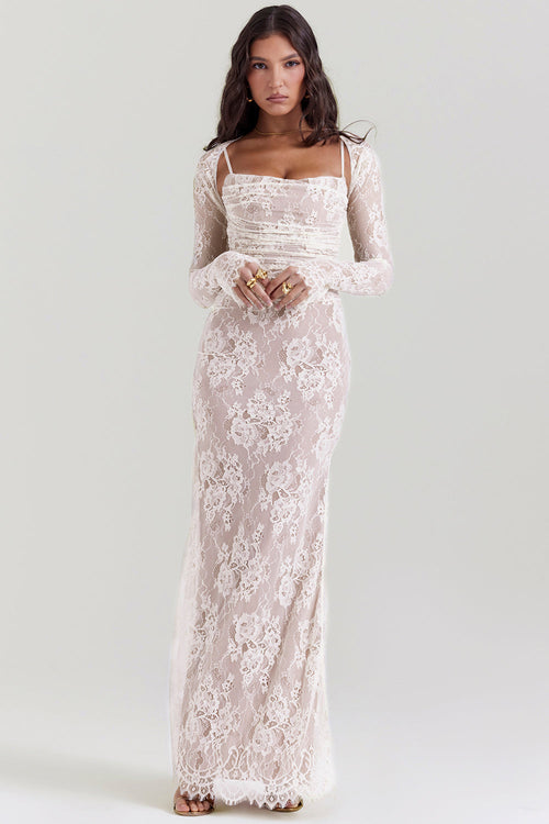 Robe longue stylée et fluide pour femmes
