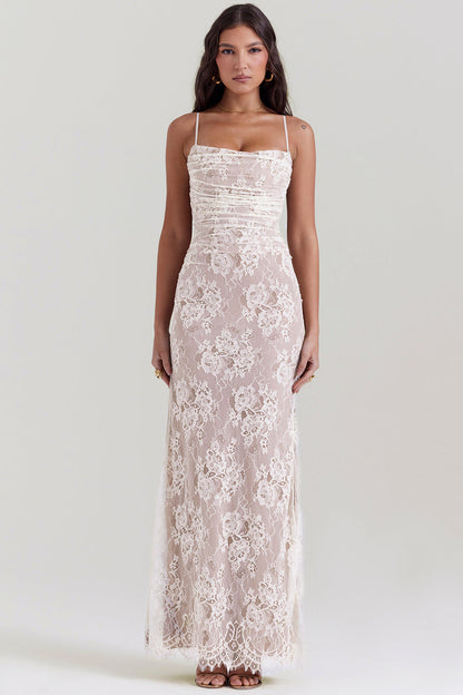 Robe longue stylée et fluide pour femmes