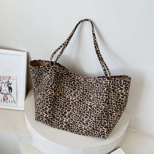 Sac fourre-tout léopard