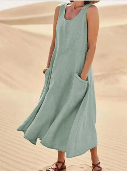 Robe sans manches pour femmes