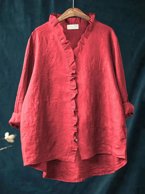 Chemise Almina Décontractée En coton & En Lin