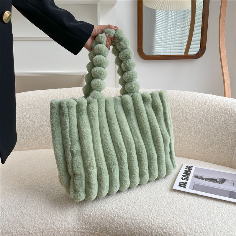 Sac fourre-tout en peluche