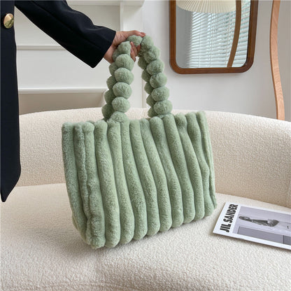 Sac fourre-tout en peluche