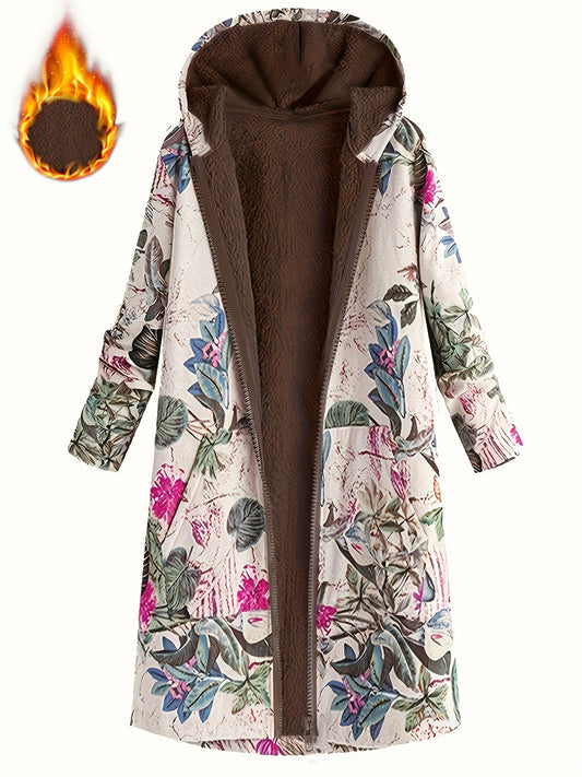 Flora™ | Manteau Long Floral