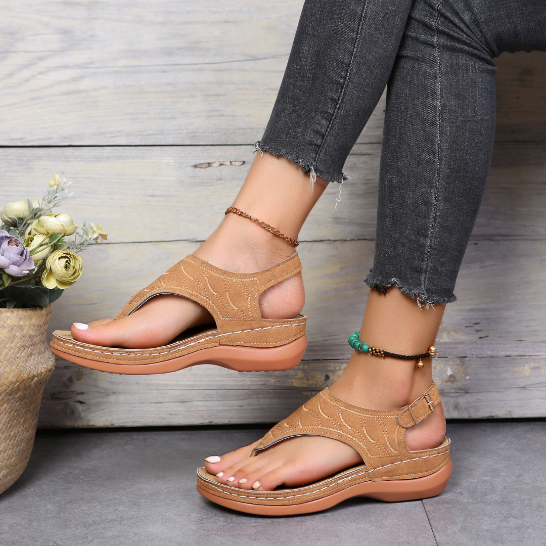 Sandales orthopédiques confortables pour un maintien tout au long de la journée