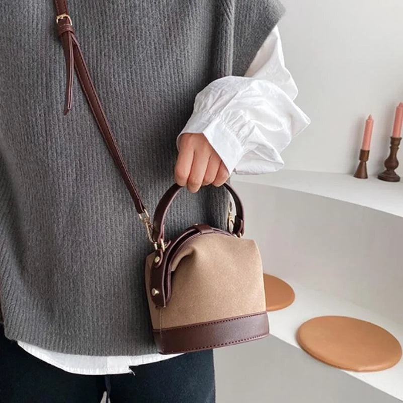 Sac à main bandoulière style rétro chic