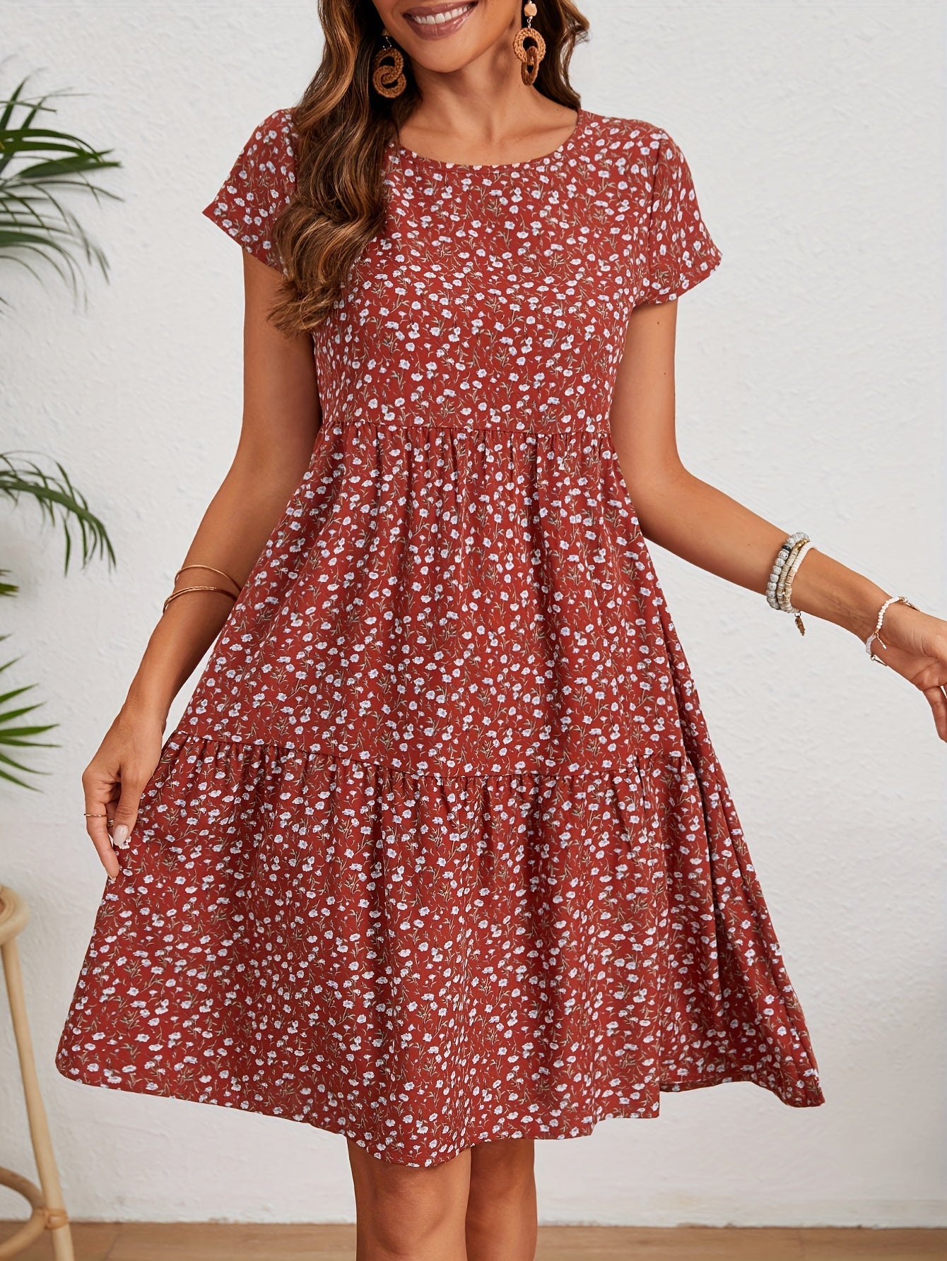 Pena™ | Robe Vintage à Imprimé Floral