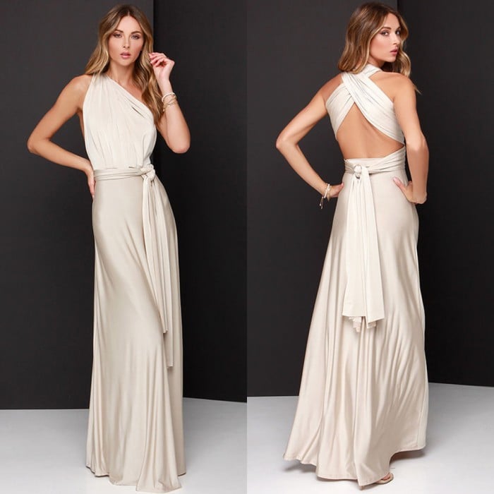 Robe convertible 15 en 1 avec plusieurs options de style