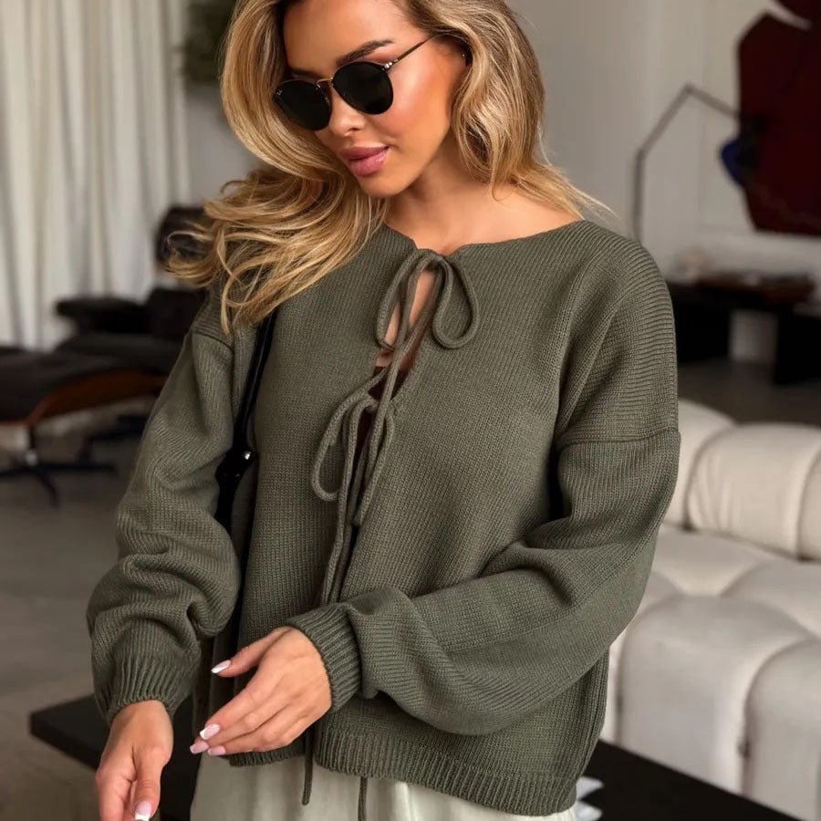 Chic Cardigan Court Lacé