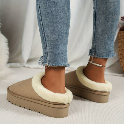 Chaussons Femme Douillets en Polaire, Faciles à Enfiler