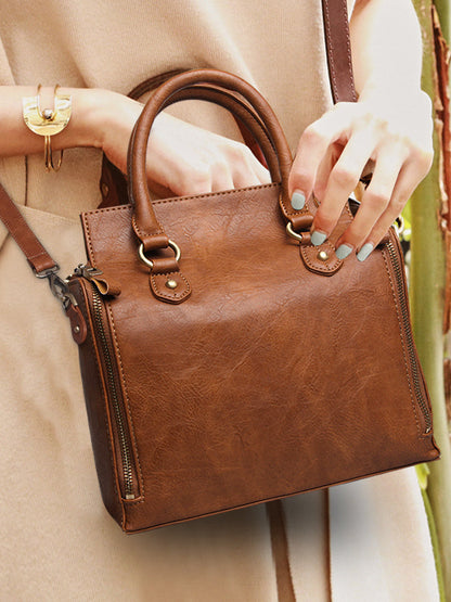 Sac en Cuir PU Multi-Compartiments