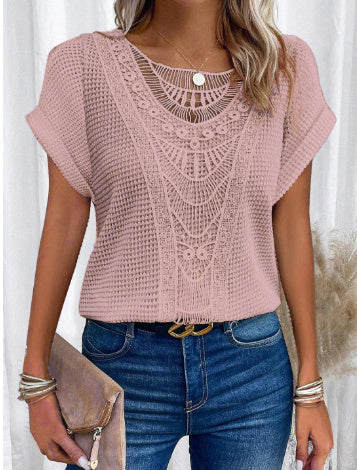 T-shirt d'Été Ajourné