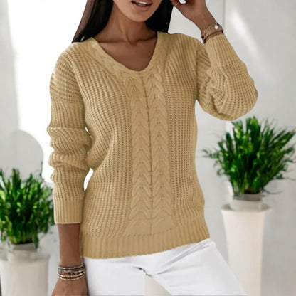 Pull tricoté scandinave confortable pour un style quotidien