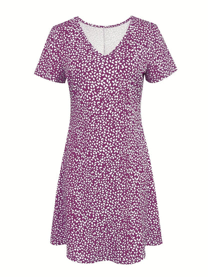 Capin™ | Robe Décontractée à Imprimé Floral