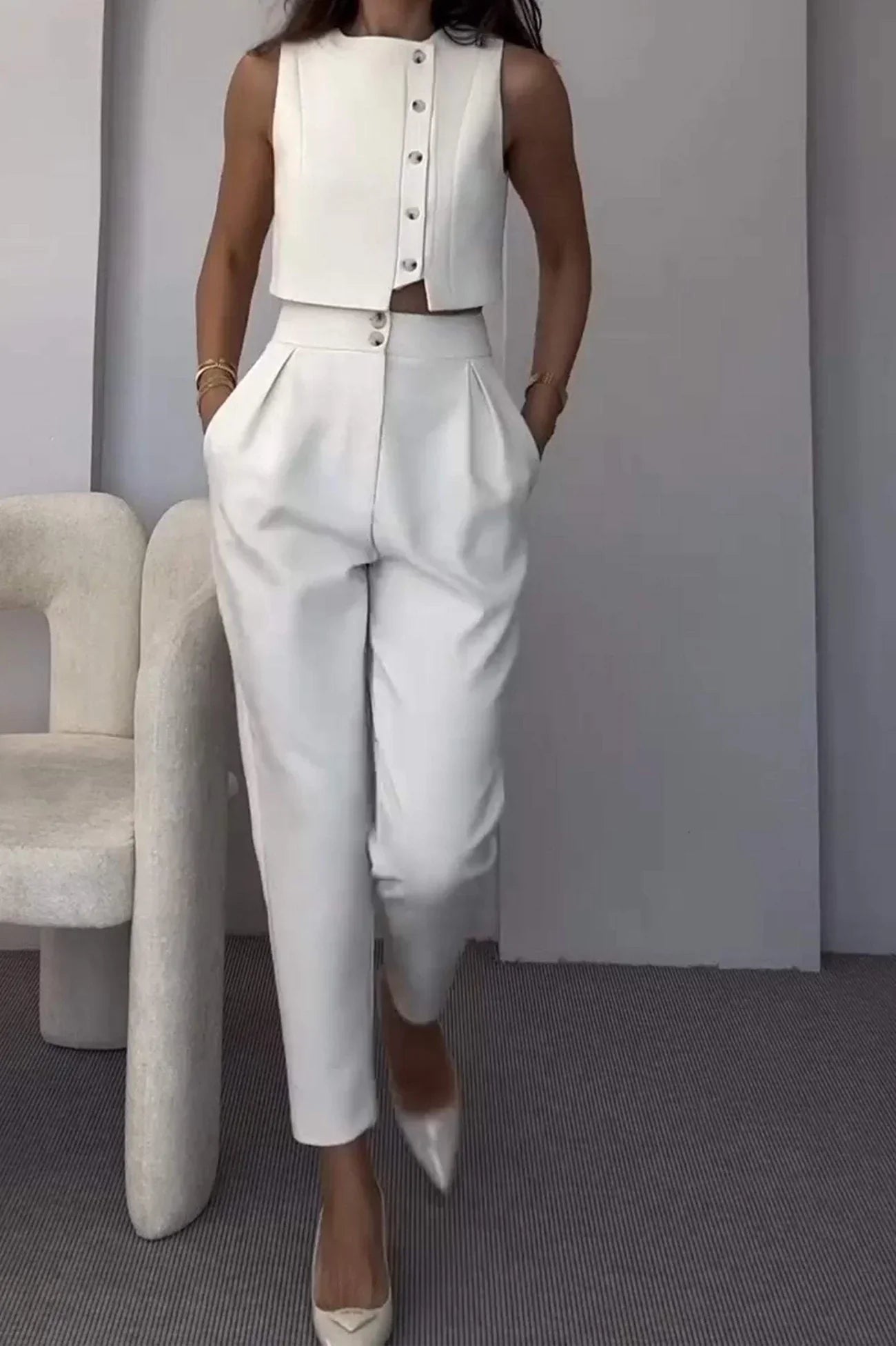 Blazer Ajusté Élégant pour un Style de Bureau Chic
