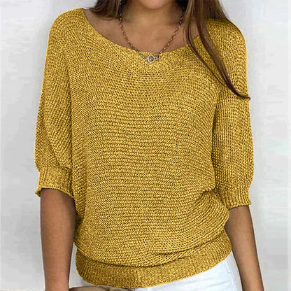 Pull-over en maille chic et confortable pour un style décontracté