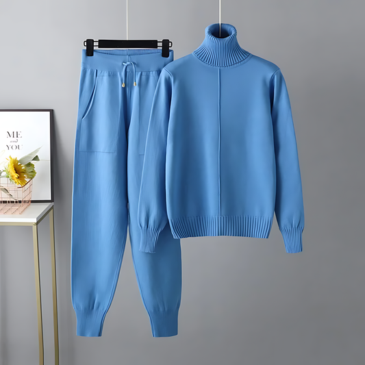 Avril™ | Ensemble Col Rolled Élégant et Confortable
