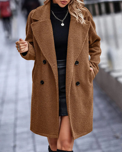 Susan™ | Manteau Long en Peluche
