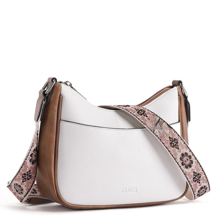 Sac à bandoulière à motifs en cuir