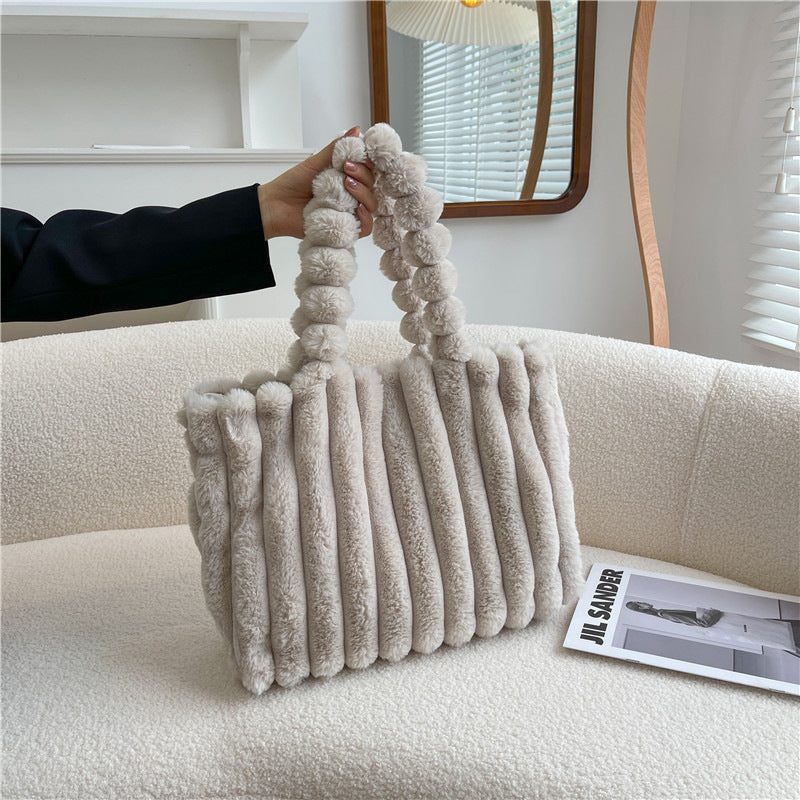 Sac fourre-tout en peluche