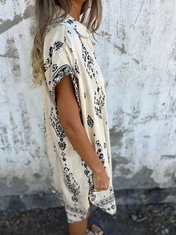 Robe à manches courtes avec poches