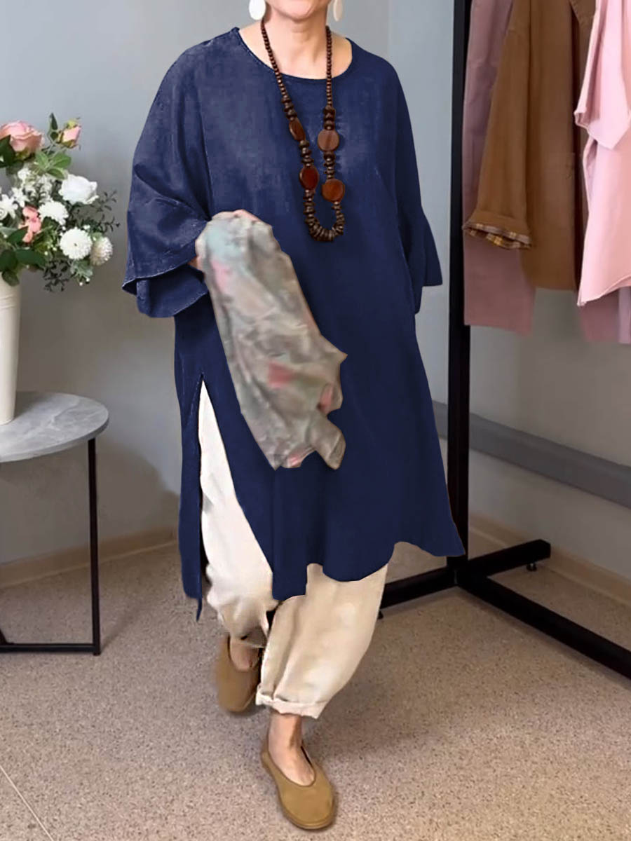 Bohema™ | Haut Long en Lin Élégant
