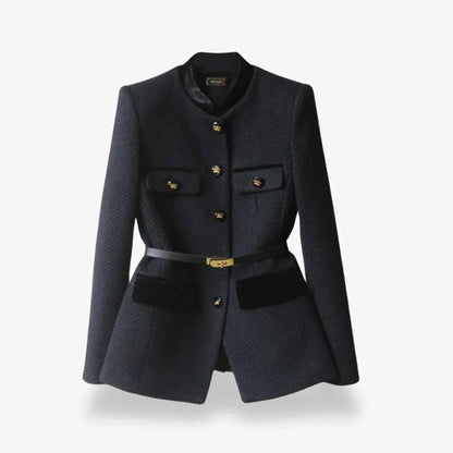 Veste en tweed sur mesure pour un style bureau chic