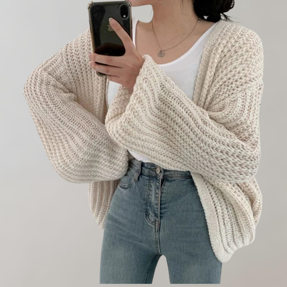 Cardigan épais et douillet pour femmes