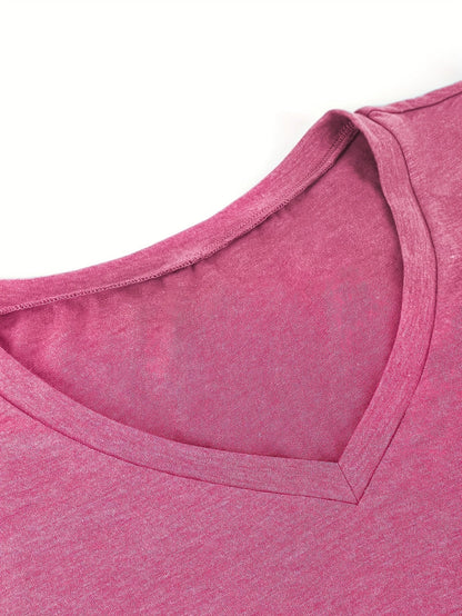 T-shirt Respirant En Coton À Manches En Pétales