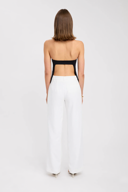 Haut Kaye en mélange de lin léger pour un style sans effort