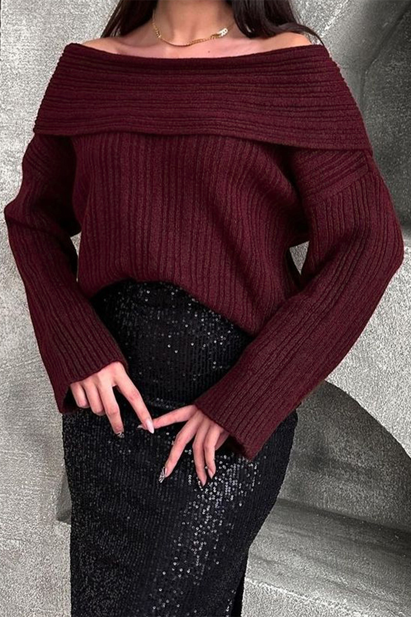 Pull d'hiver en tricot confortable pour un confort décontracté