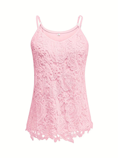 Top Juniana En Dentelle Sans Manches