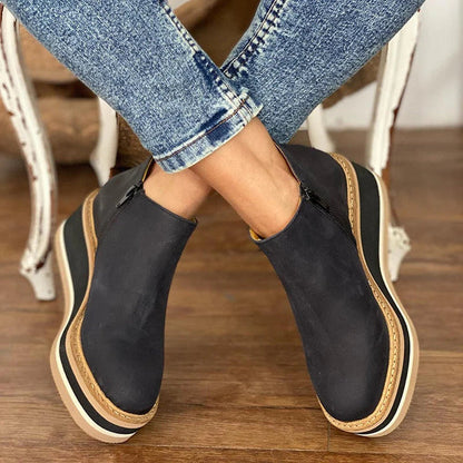 Bottes en cuir chics à la cheville pour un style quotidien