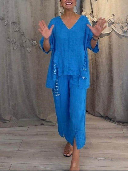 Bianca | Tenue d'été deux pièces fluide et légère