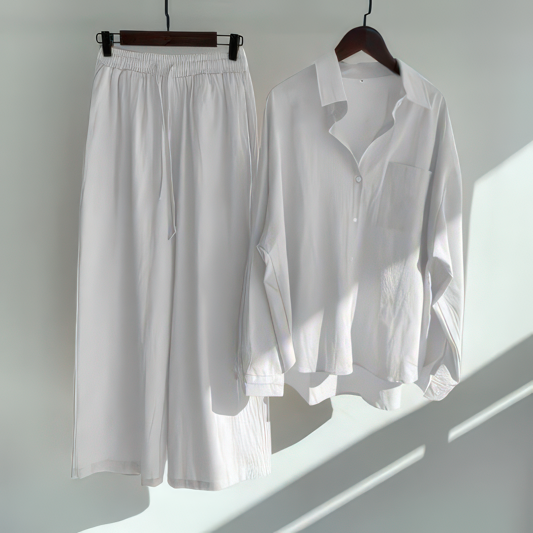 Ensemble 2 pièces en lin | Chemise & Pantalon