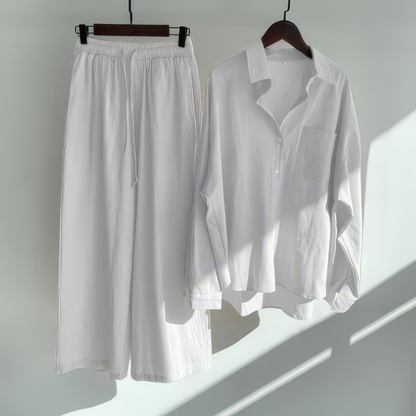 Ensemble 2 pièces en lin | Chemise & Pantalon