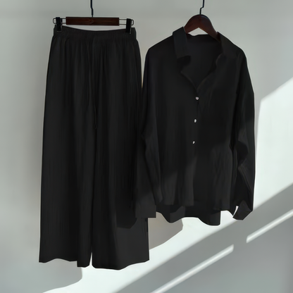 Ensemble 2 pièces en lin | Chemise & Pantalon