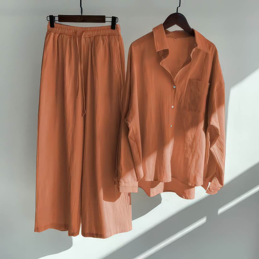 Ensemble 2 pièces en lin | Chemise & Pantalon