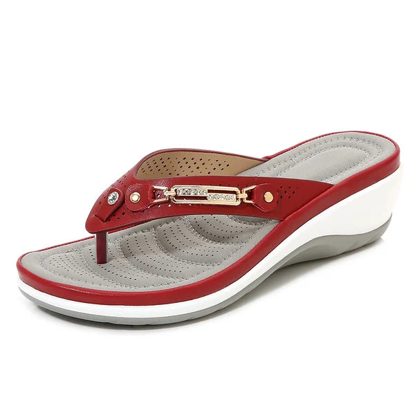 Astrid™ | Tongs Rembourrées Élégantes